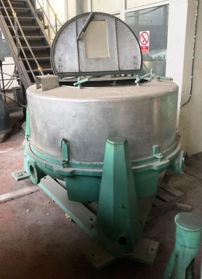 (2) Rousselet Robatel UCS 47 x 20 perforate basket centrifuges, 316SS.
