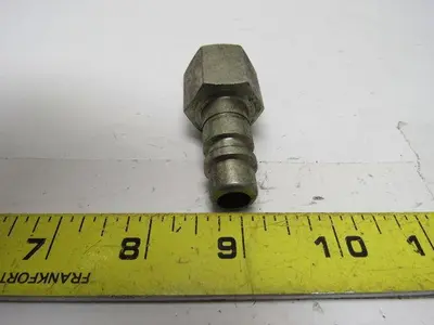 Hanson #55 Steel Male Ball Lock Pneumatic Quick Connect Fitting 1/2 NPT Female