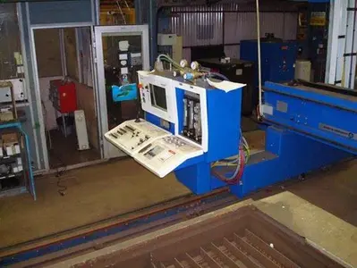 USED MESSER GRIESHEIM OMNIMAT L 6000 CNC PLASMA 3D BEVELLING