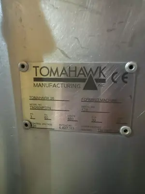 Used Tomahawk TM-26 Patty Forming Machines Illinois US | M&M Equipment Corp. #1266852