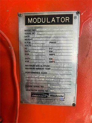 USED 2001 WAUKESHA VHP 5904 GSI MODULATOR