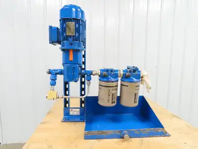 AirHydroPower 4460 3/4 hp Hydraulic Unit Marzocchi GHP2A-D-25 Pump 2 Filters