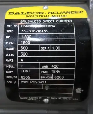 USED BALDOR BSM33C-4177MHX