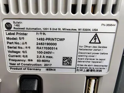 USED ALLEN-BRADLEY 1492-PRINTCMP