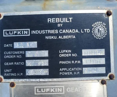 USED LUFKIN S1810CH