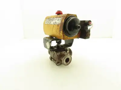 Hytork PBM-1" Stainless 3-Way Valve Tri-Clamp Pneumatic Actuator Genesis GSI 34B