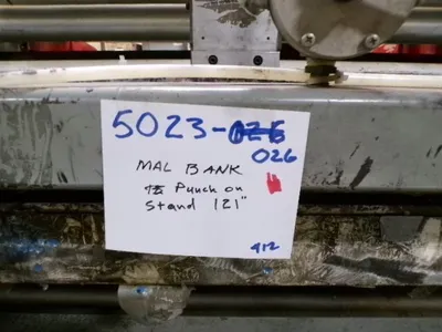 MAL Continuous web punch Bag Machines, Accessories | Mark One Machinery (2)