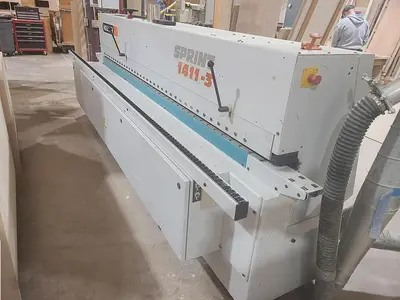 USED HOLZHER SPRINT 1411-3, SINGLE-SIDED EDGE-BANDER