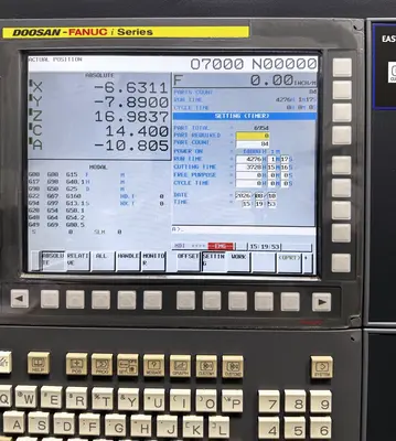 Used 2017 DOOSAN DNM 200/5AX Vertical Machining Centers (5-Axis or More) Illinois US | Machinery Marketing International #1362729