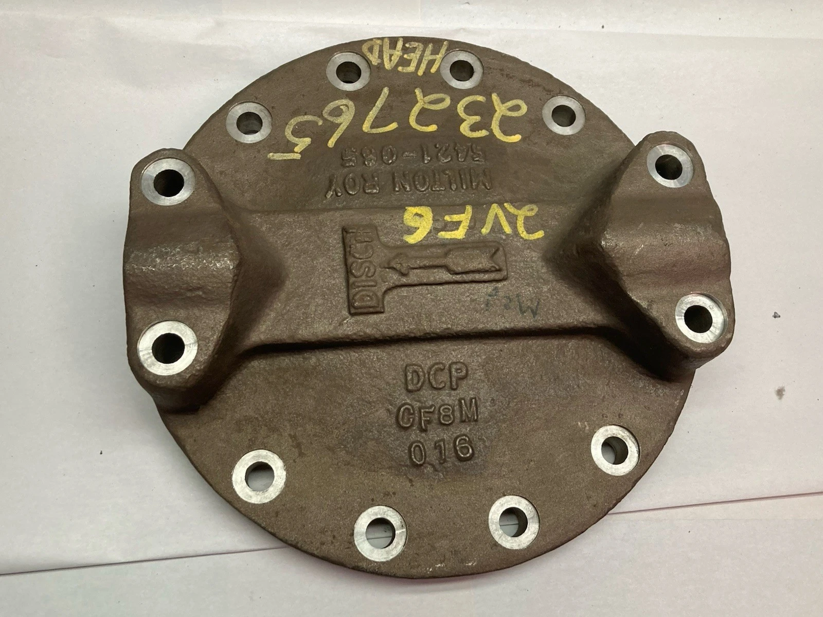 Used MILTON ROY DCP-CF8M-016 Pump Parts Ohio US | Surplus Asset Holdings #1508229