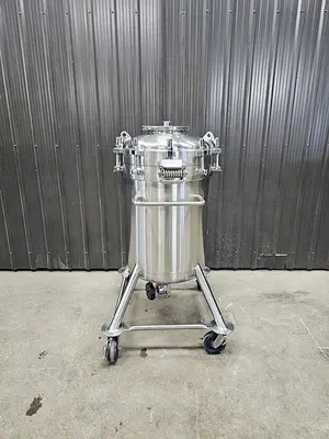 Used Feldmeier 60 Gallon Tank (Vessel), 316L Stainless Steel, Full Vacuum