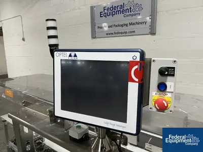 Used Optel Optel OP300 Case Label Inspection System with mk North America GUF-P 2000-AC Conveyor Inspection Machines Ohio US | Federal Equipment Company #1566200