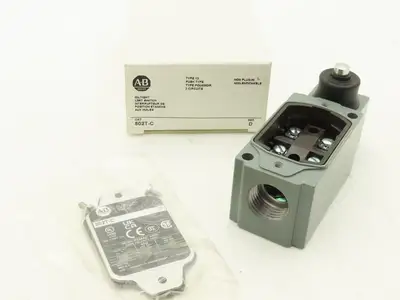 Allen Bradley 802T-C Oiltight Limit Switch Enclosure Push Rod Type Operator Head