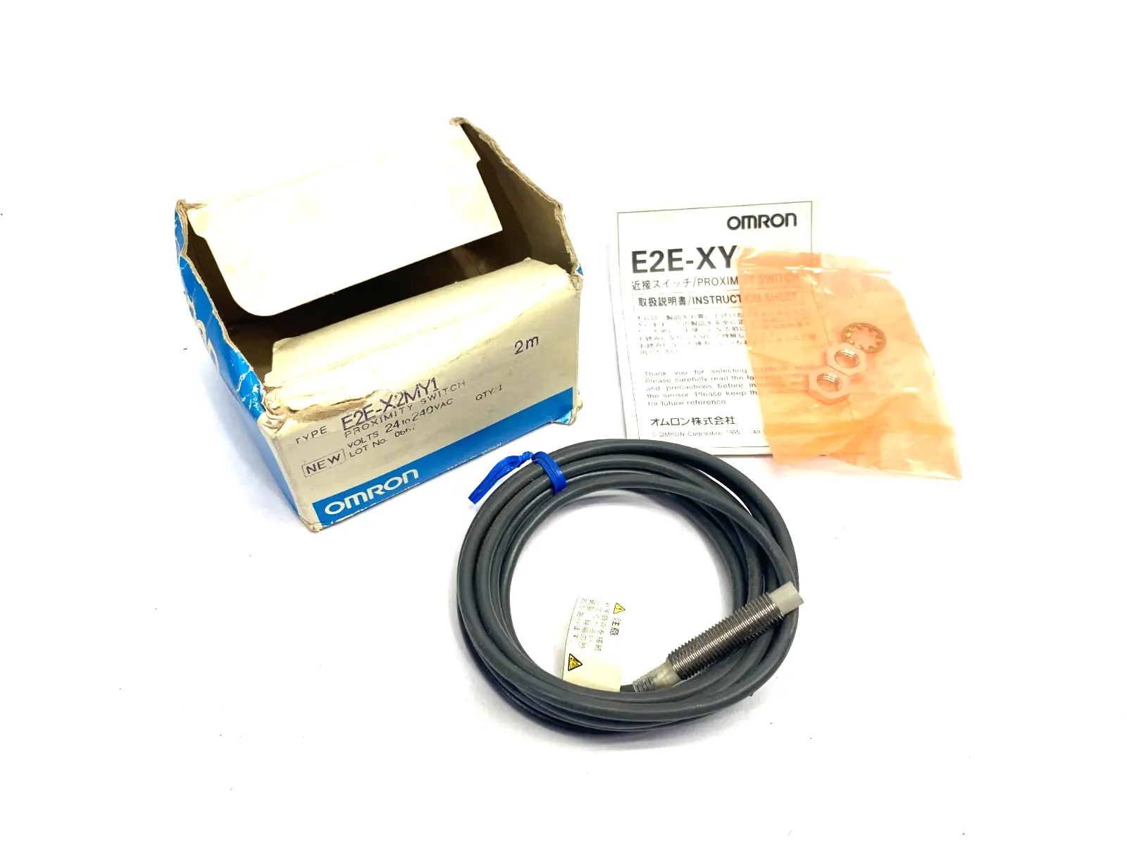 E2E-X2MY1 | Omron  Standard Inductive Proximity Sensor AC 2-Wire 24-240VAC 2m - New Other