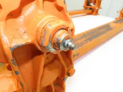Cleveland Tramrail Bridge Crane 52" Stop Bar ES Idler Heads WA 5"Wheels Set of 2