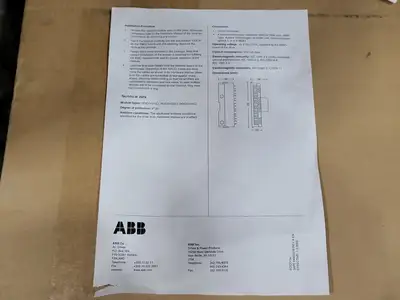 USED ABB ACS800-04-0011-7+K454+L503