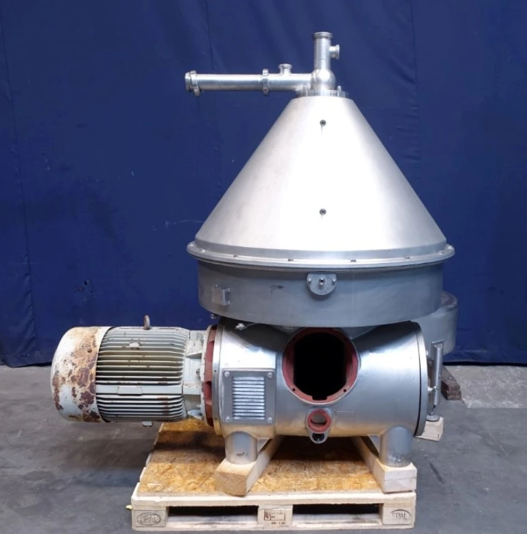 Westfalia MSE 140-06-777 whey clarifier centrifuge, 316SS.