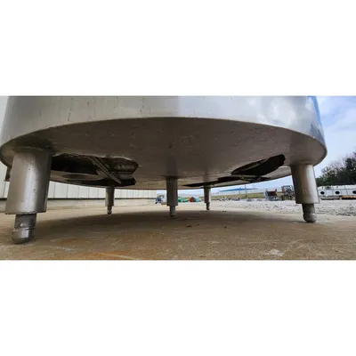 Used 6,500L (1,717 gal) Stainless Insulated Jacketed Liquid Storage Vessel Tank