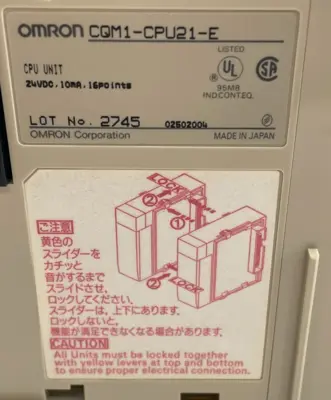 NEW OMRON CQM1-CPU21E PROGRAMMABLE CONTROLLER CQM1CPU21E