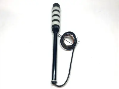 USED BANNER ENGINEERING CORE 50MM LED TOWER LIGHT 4-COLOR AUDIBLE INDICATOR W/ 1 FT POLE