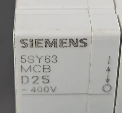 Siemens 5SY63 MCB D32 3-Pole Circuit Breaker. 4C-20