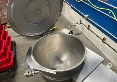 Kettle, 40 Gallon, Stainless Steel, Jacketed, Cleveland, Gas, Tilt #C745219