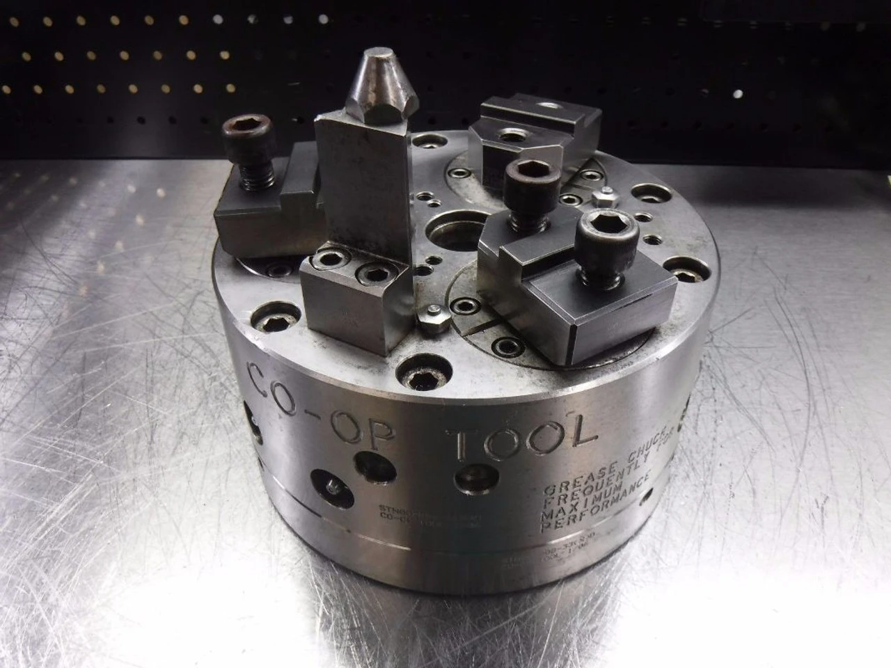 CO-OP Tool 8" 3 Jaw Hydraulic Power Lathe Chuck STN002808-6(X)D (LOC1953A)