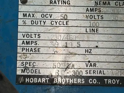 Used HOBART RC300 Mig Welders Ohio US | HGR 24 #1506608