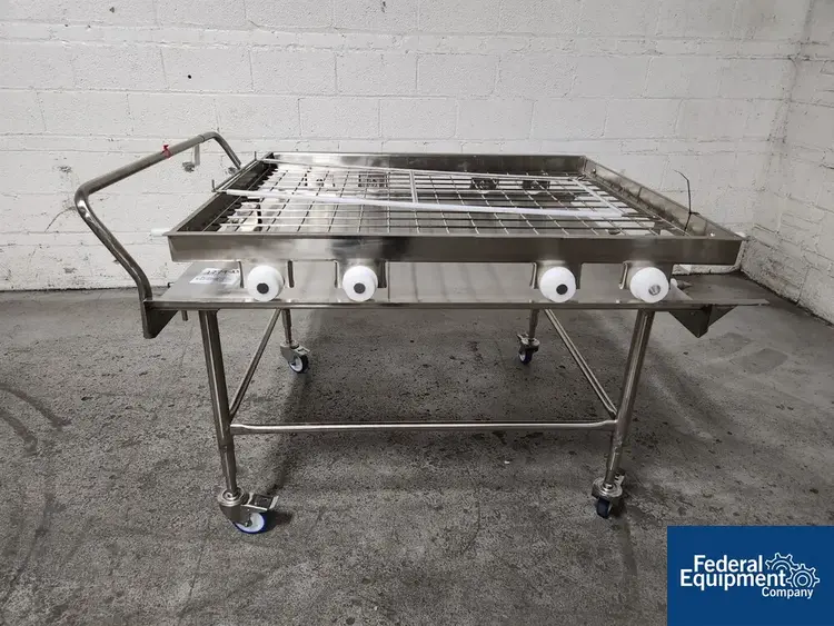 Used Unknown Stainless Steel Cart, with Roller Rack Processing (misc) Ohio US | Federal Equipment Company #127243