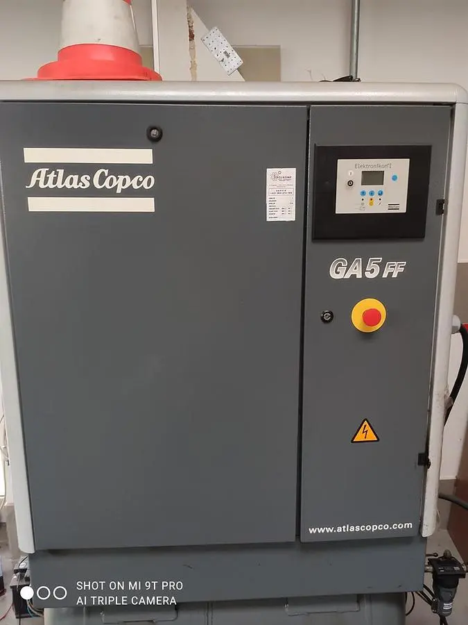 Used 2007 ATLAS COPCO GA5 FF Rotary Screw & Sliding Vane Air Compressors CZ | Amaron s.r.o. #1425573