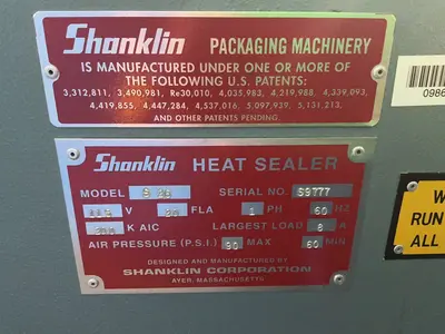 Used SHANKLIN S26 Miscellaneous Packaging Equipment Ohio US | HGR 24 #1315074