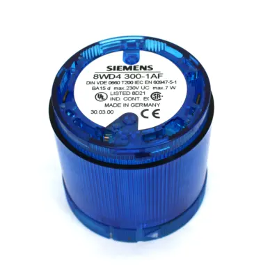 Siemens 8WD4 300-1AF Blue Stack Light