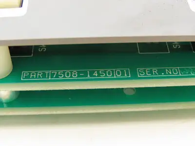 PressTech 7602-2160 | 7508-1440 | 7508-1450 Control Panel Rev D