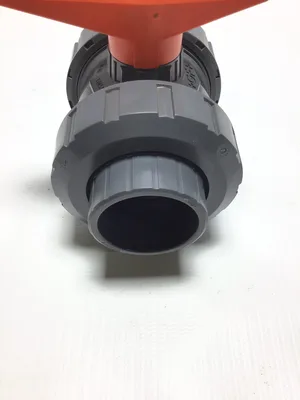 Georg Fischer 161 546 347 PVC-U 2 Way Ball Valve Inline True Union