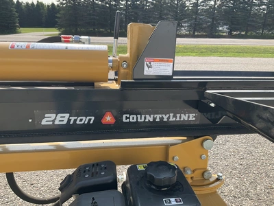 Used COUNTYLINE 28 TON LOG SPLITTER Skid Steer Log Splitters Michigan US | Miedema Asset Management Group #1321980