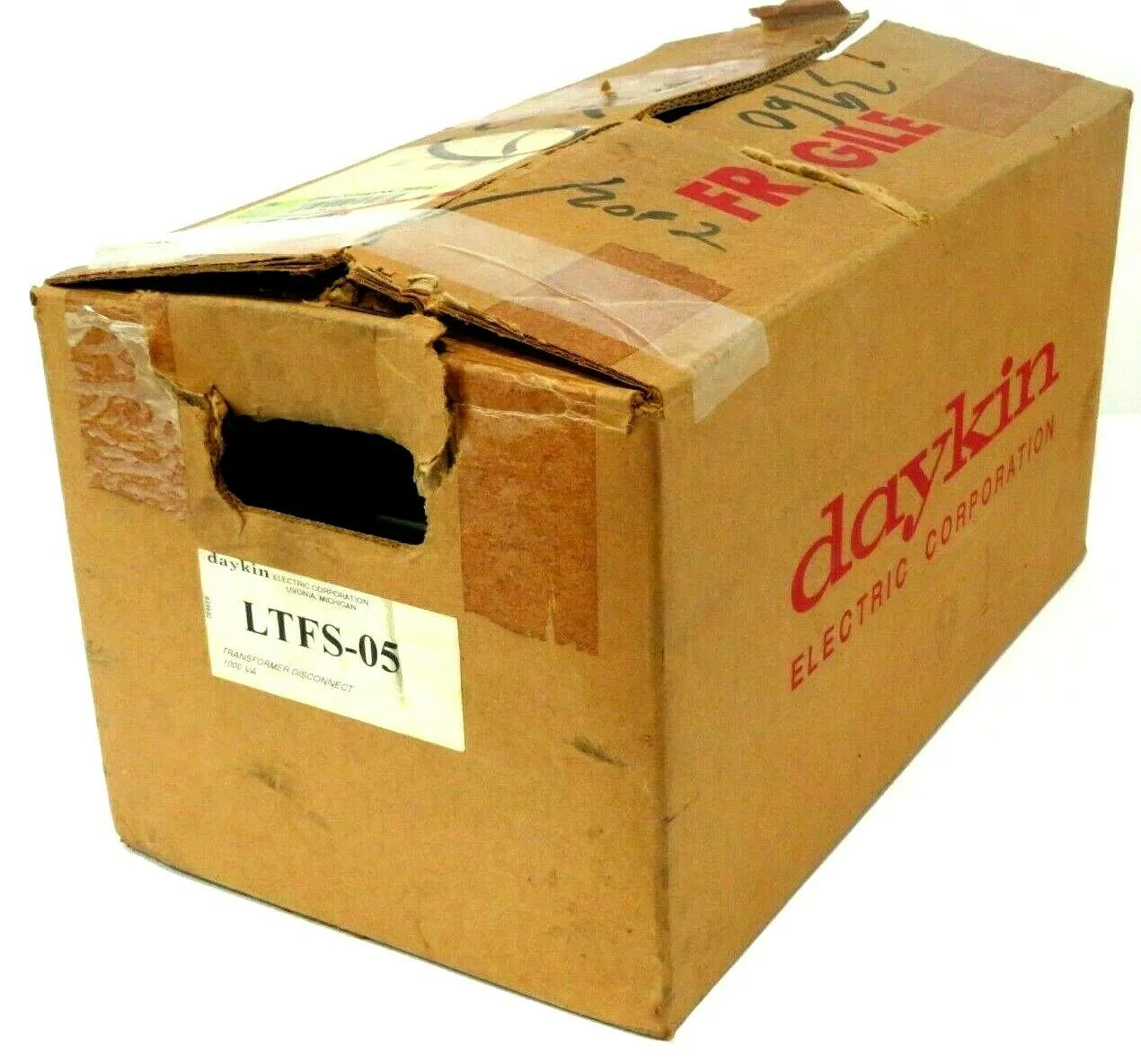NEW DAYKIN LTFS-05 TRANSFORMER DISCONNECT 480V LTFS05