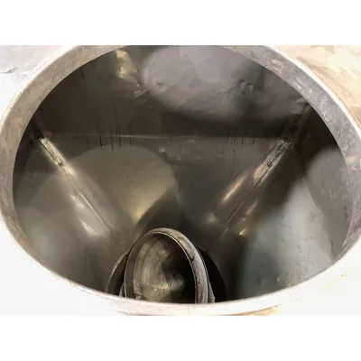 Used 1000 Liter (35 cu. Ft) IBC Matcon Stainless Steel Portable Tote Bin