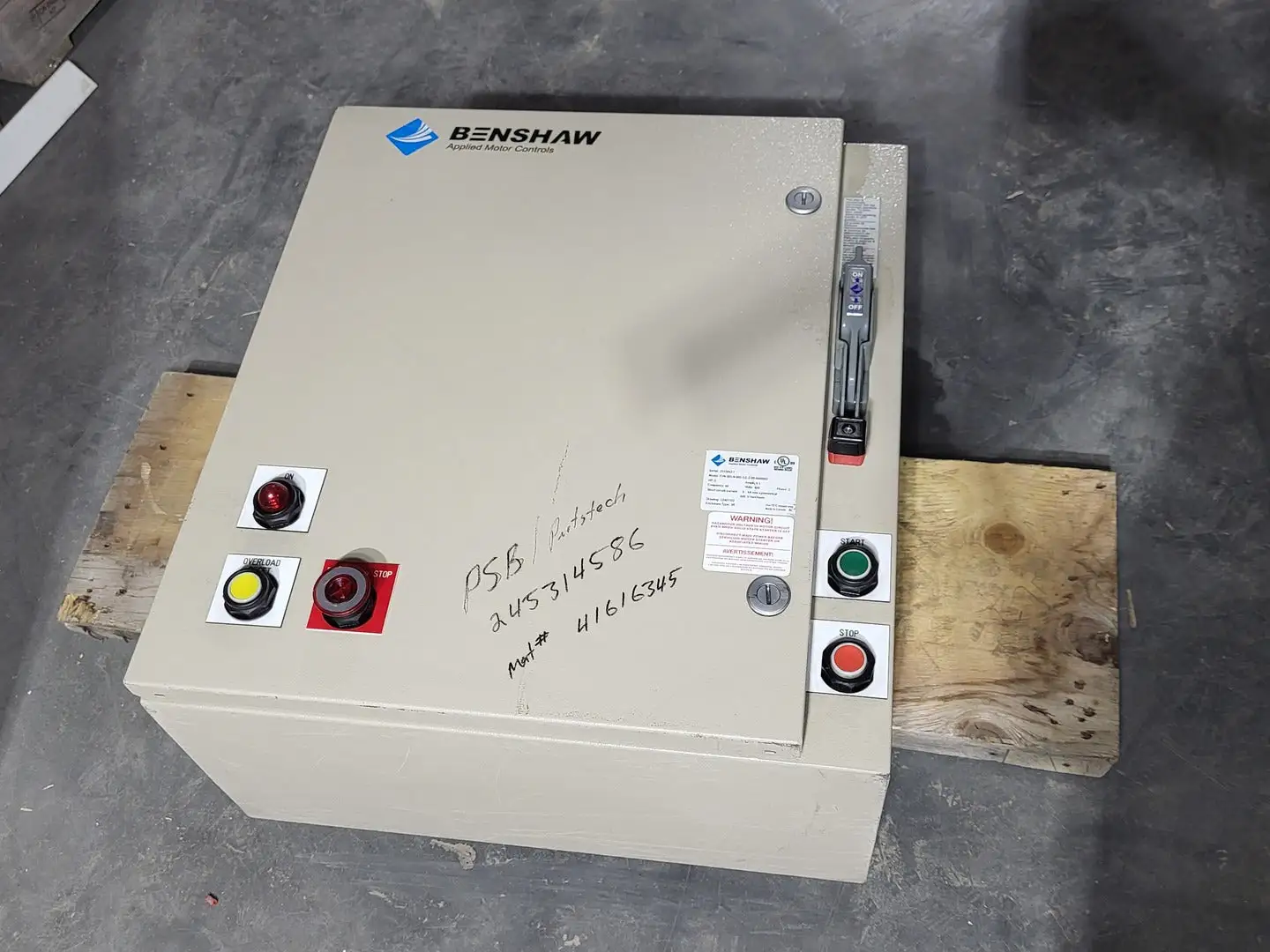 Used BENSHAW FVN-005-N-600-3-E-2-3R-0000002 Switchgears British Columbia CA | Lenmark #1428339