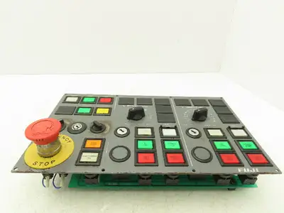 Fuji RP390-01-001B HMI Operator Control Panel Assembly With E-stop