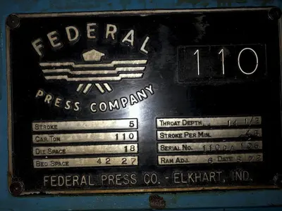 USED 1972 FEDERAL NOT PROVIDED