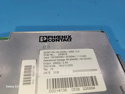 USED Phoenix Contact QUINT-PS-100-240AC/24DC/2.5