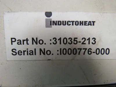 Inductoheat 31035-213 Driver Board Controller