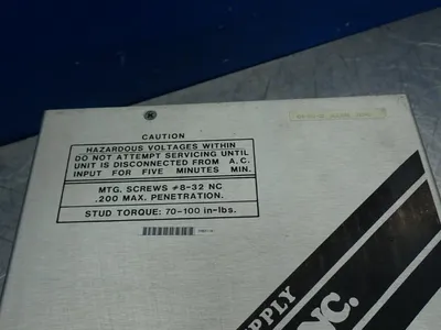 Used POWERTEC INC 9J247013PS1317A AC/DC Power Supplies Ohio US | HGR 24 #1070195