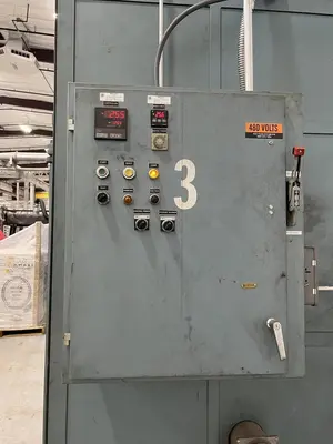 500 DEGREE THERMCRAFT MODEL OBR-72-108-48-1A 3 DOOR ELECTRIC OVEN