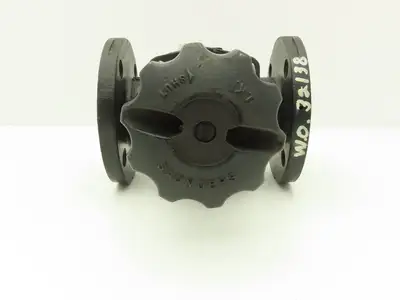Saunders A2DN50 Diaphragm Pinch Valve DN50 2" Flanged 150 Cast Iron