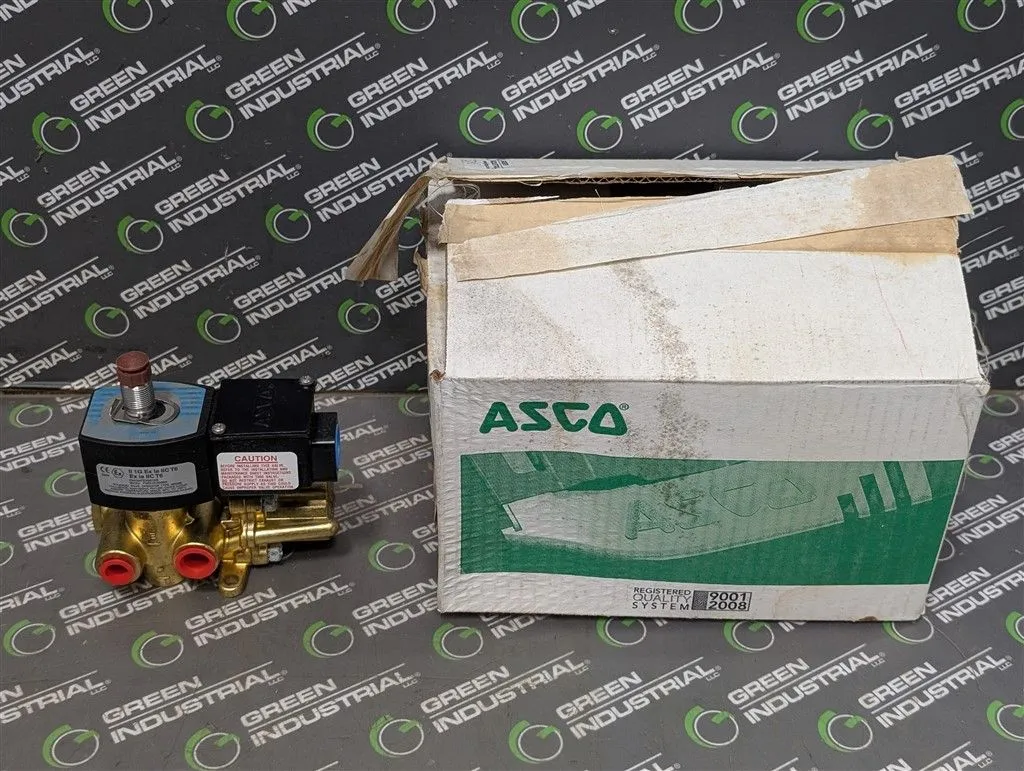 ASCO JIS8344B370 Red Hat Solenoid Valve New NIB