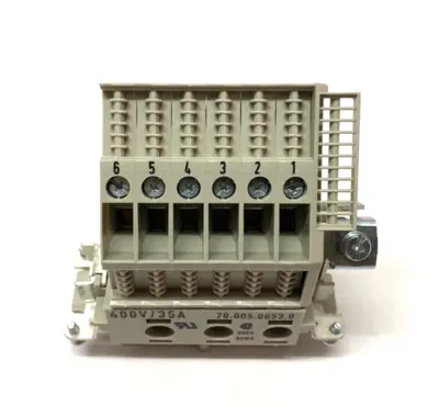 70.005.0653.0 | Wieland  Revos Multi-Pole Adapter POW BAS WR 6 6,0 40 AG - New Other