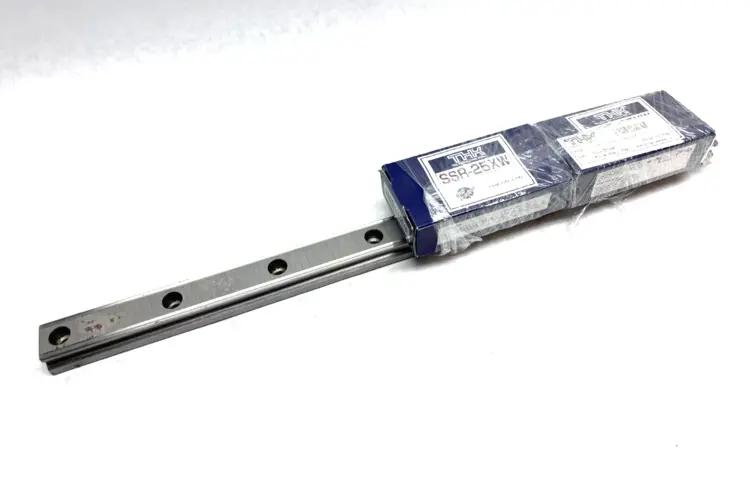 Used THK LINEAR GUIDE RAIL AND BLOCK ASSEMBLY, 440MM RAIL LENGTH, 2-BLOCKS Linear Guides | Maverick Industrial Sales #1102695