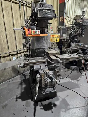 SEIKI XL VARIABLE SPEED VERTICAL KNEE MILL: YOBRO #23840