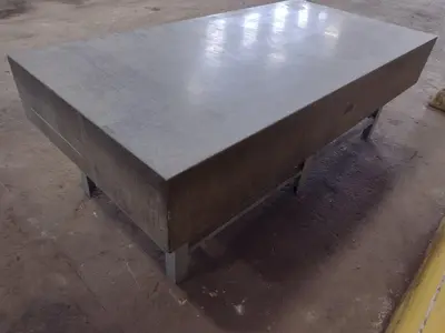 8' X 4' X 14" CHALLENGE PRECISION LAYOUT INSPECTION GRANITE TABLE: STOCK #23797